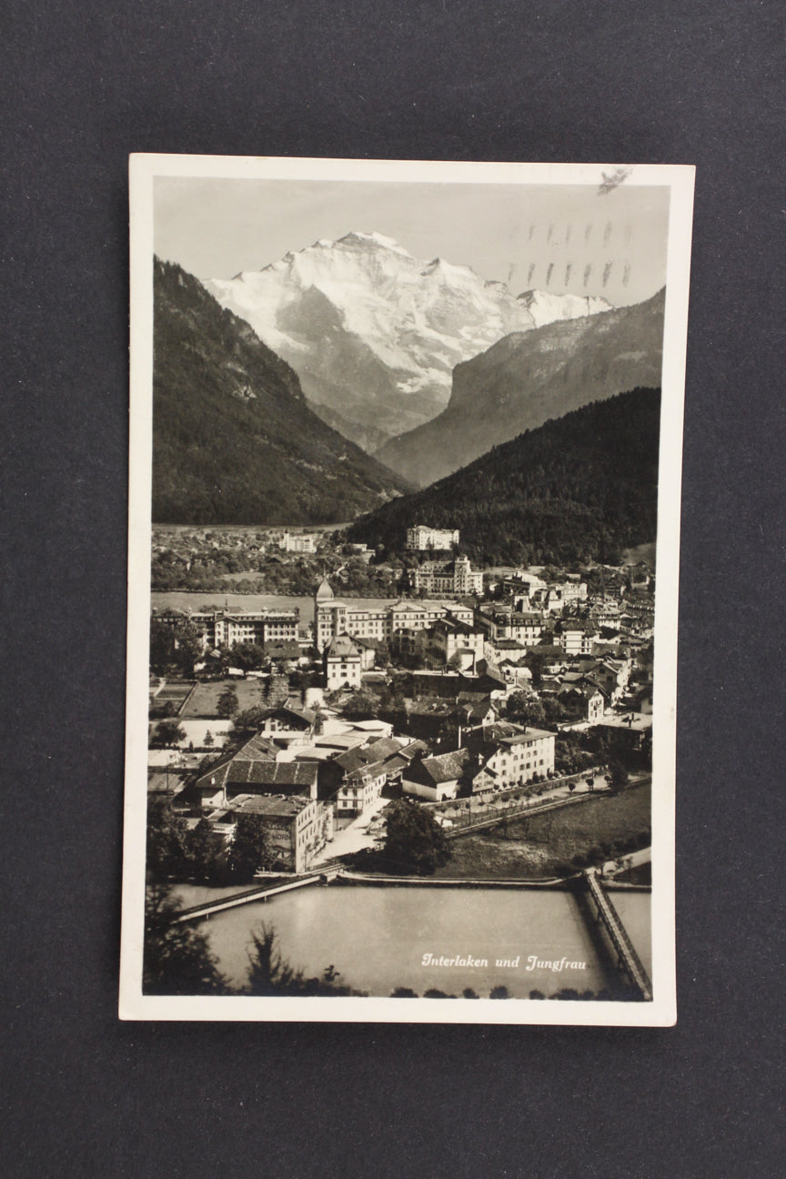 Pohlednice Interlaken und Jungfrau (x7476)