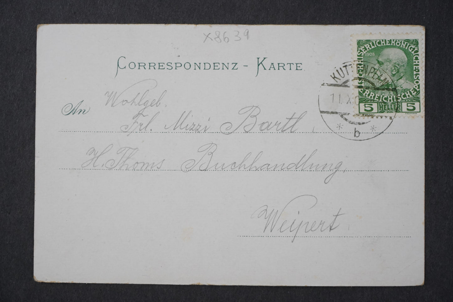 Pohlednice Marienbad Marianské lázně x8639