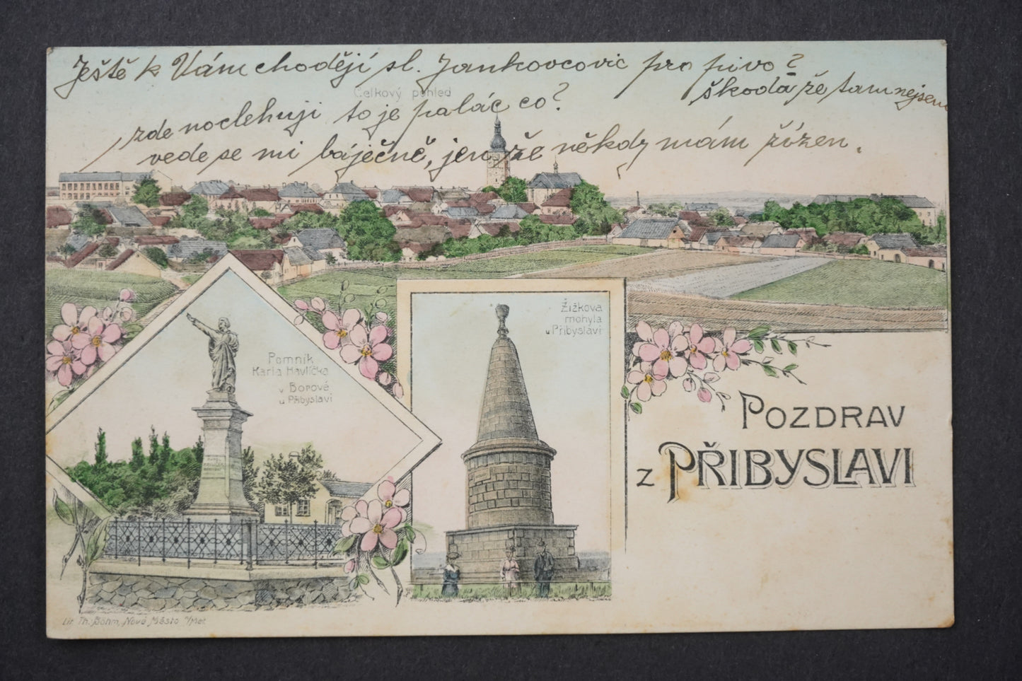 Pohlednice POZDRAV Z PŘIBYSLAVI KOLÁŽ x8818