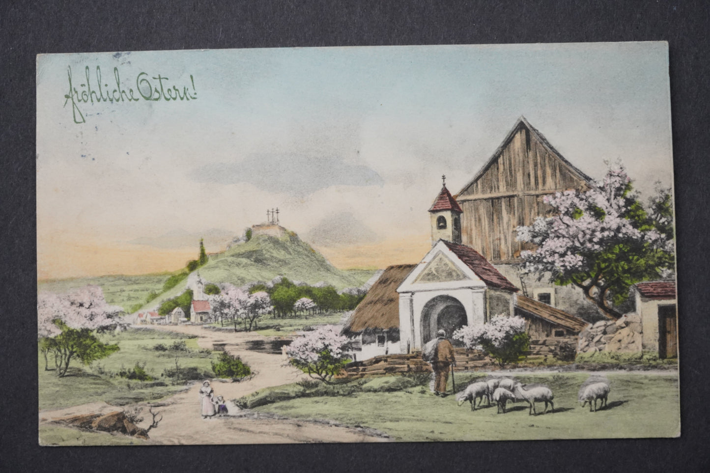 Pohlednice FROHLICHE OSTERN VESELÉ VELIKONOCE x8924