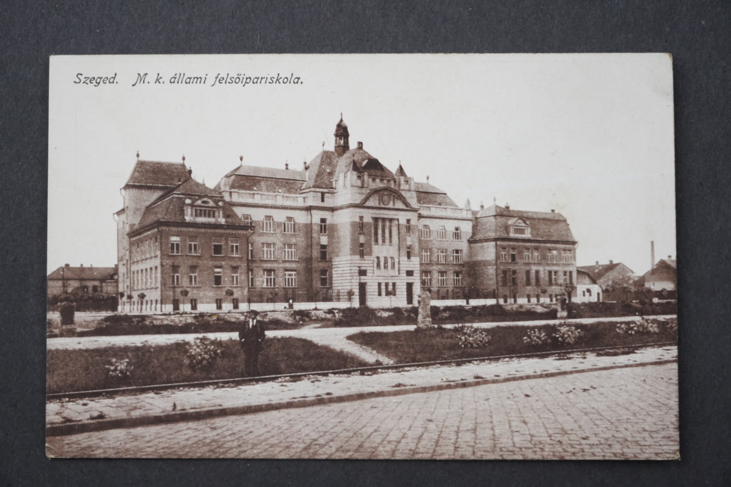 Pohlednice SZEGED M.K.ÁLLAMI FELSOIPARISKOLA x8964