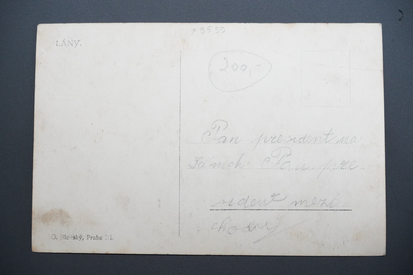 Postcard LÁNY (x9559)