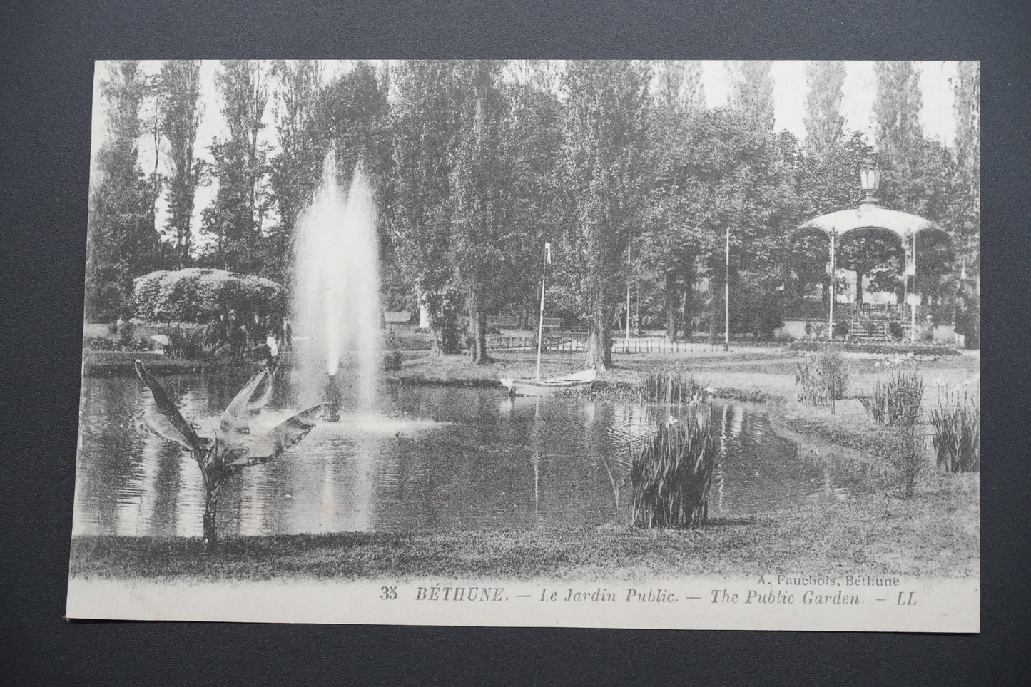 Pohlednice Béthune – veřejná zahrada (x9682)