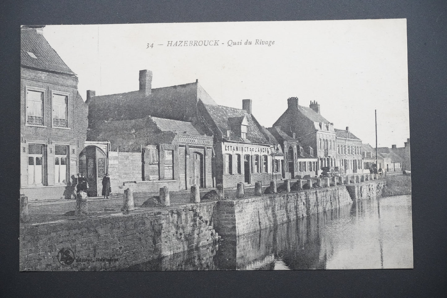 Pohlednice Hazebrouck – nábřeží Rivage (x9687)