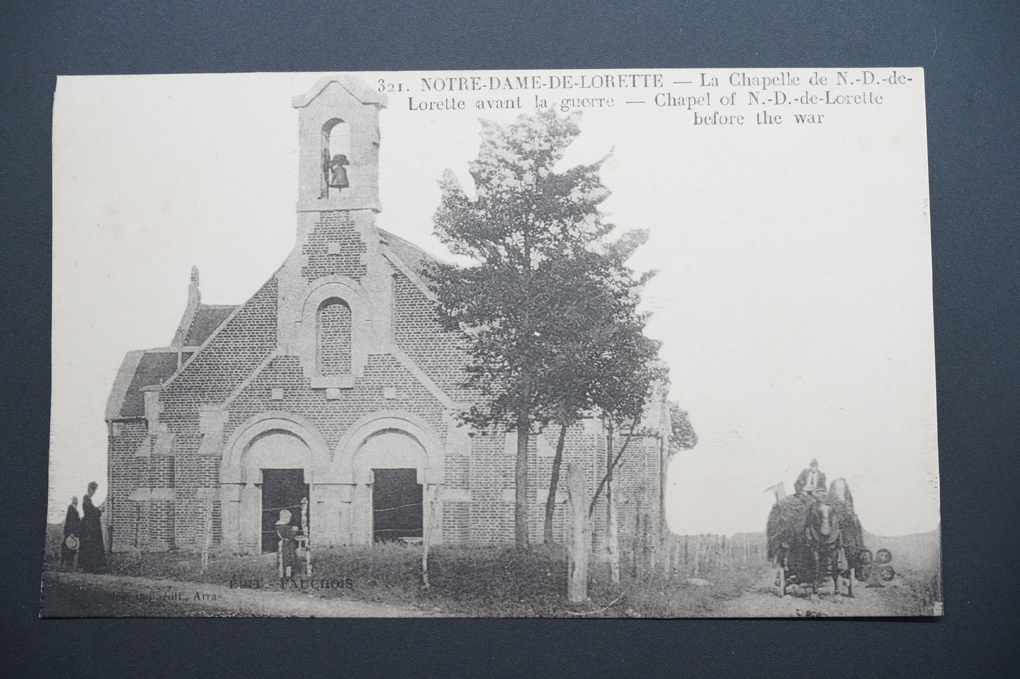 Pohlednice N.-D.-de-Lorette – kaple před válkou (x9693)