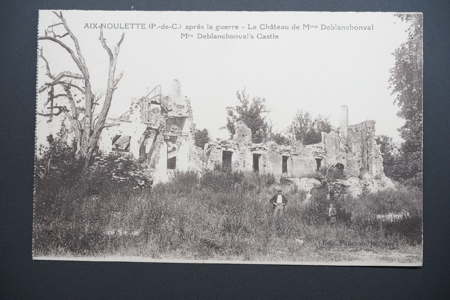 Pohlednice Aix-Noulette – zámek Mme Deblanchonval (x9739)