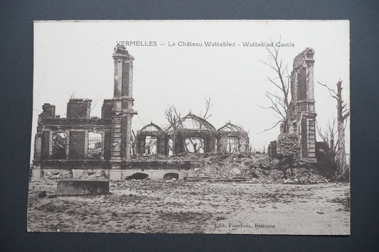 Pohlednice Vermelles – zámek Wattebled (x9740)