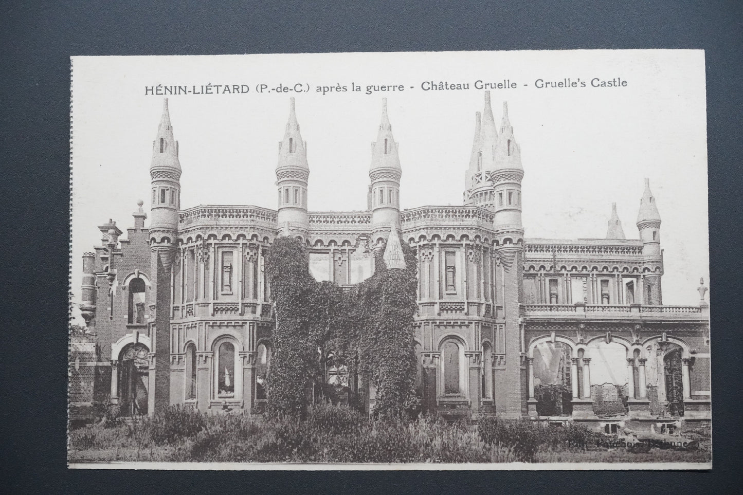 Pohlednice Hénin-Liétard – zámek Gruelle (x9745)