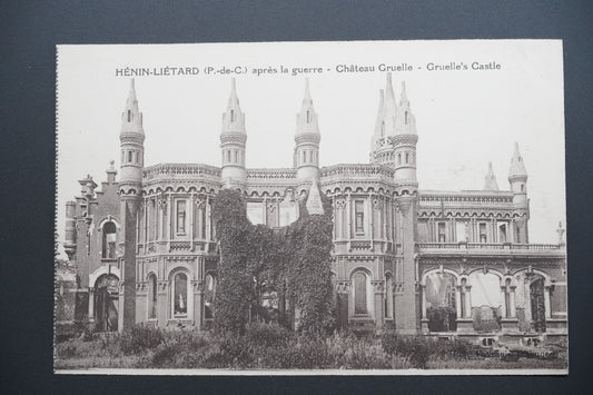 Pohlednice Hénin-Liétard – zámek Gruelle (x9745)
