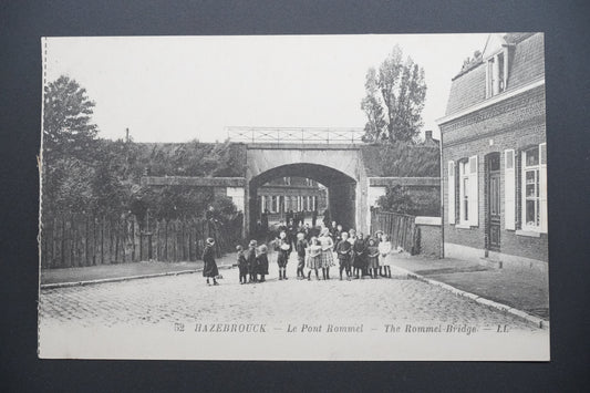 Pohlednice Hazebrouck – most Rommel (x9756)