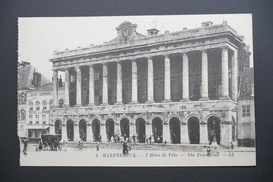 Pohlednice Hazebrouck – radnice (x9770)