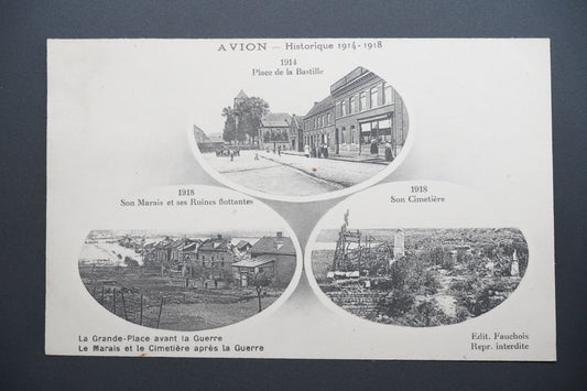 Pohlednice Avion – historická koláž 1914–1918 (x9818)