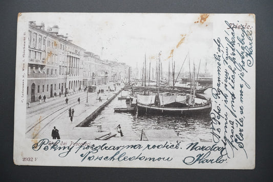 Pohlednice TRIESTE RIVA DEI PESCATORY (x9836)