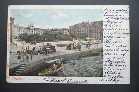 Pohlednice TRIESTE. PIAZZA GRANDE (x9841)