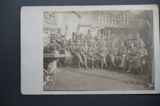 Pohlednice Foto – vojenský orchestr (x9881)