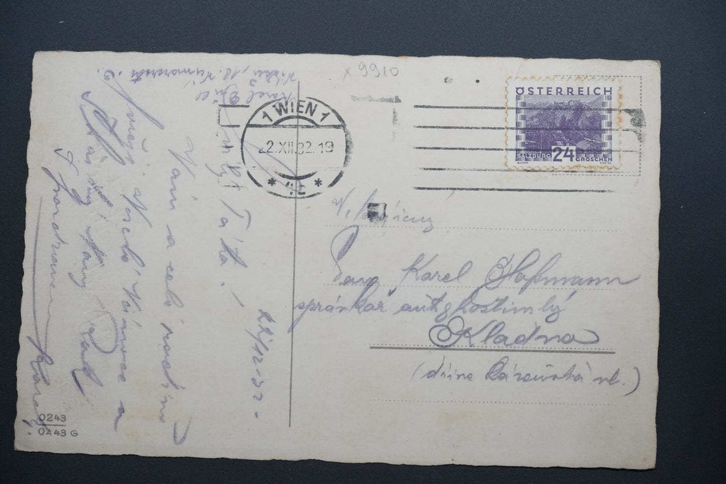 Pohlednice Veselé Vánoce (x9910)