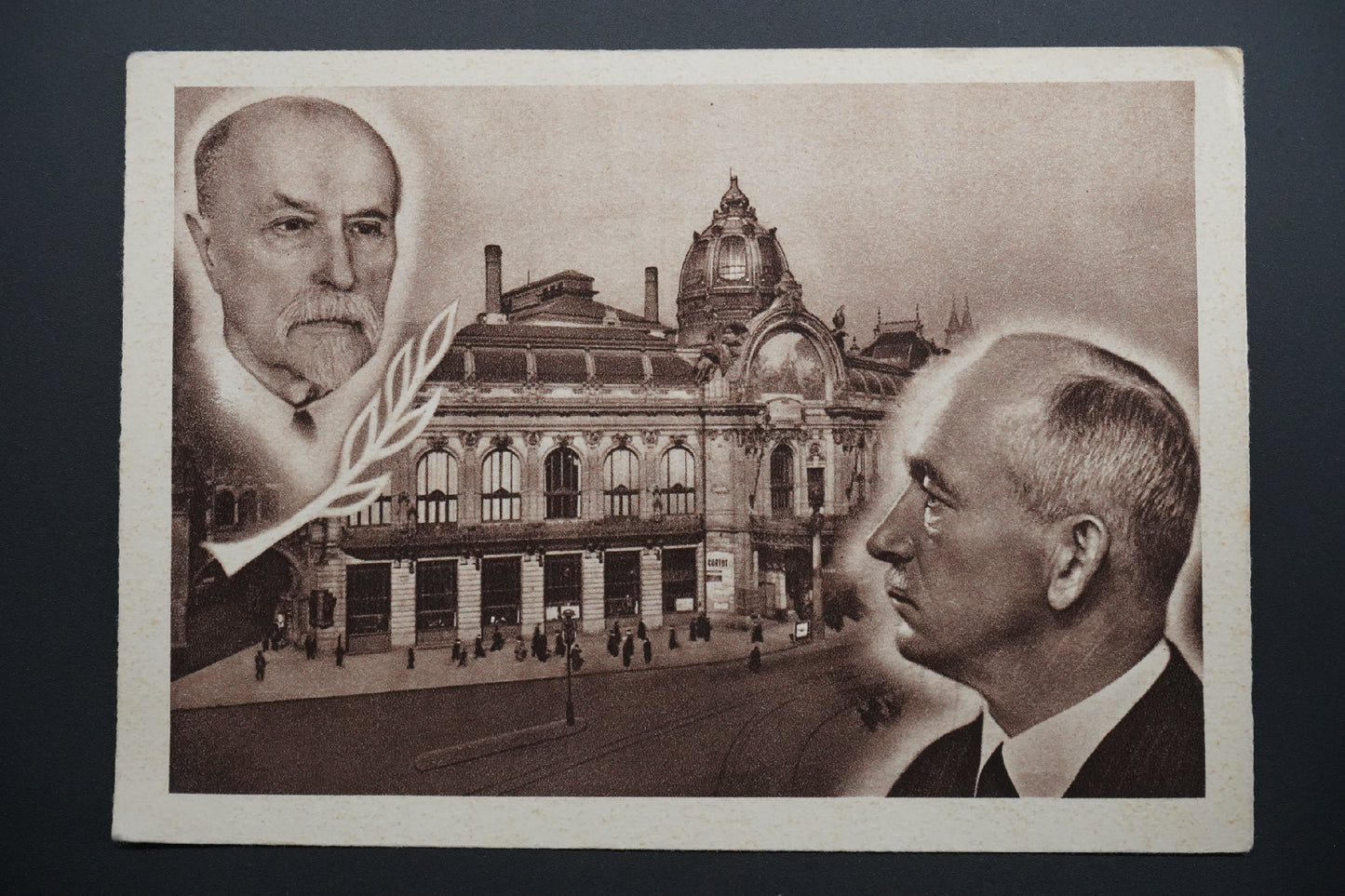 Pohlednice Praha – reprezentační dům, koláž (x9956)