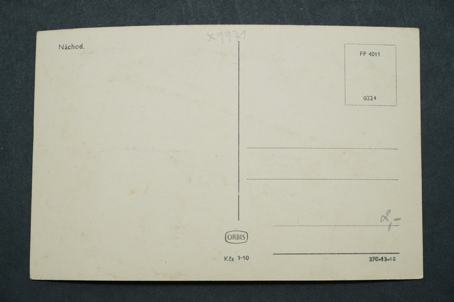 Postcard NÁCHOD x9971