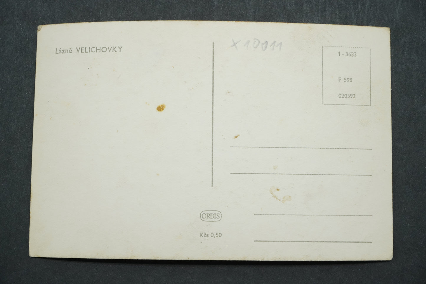 Postcard Spa Velichovky x10011