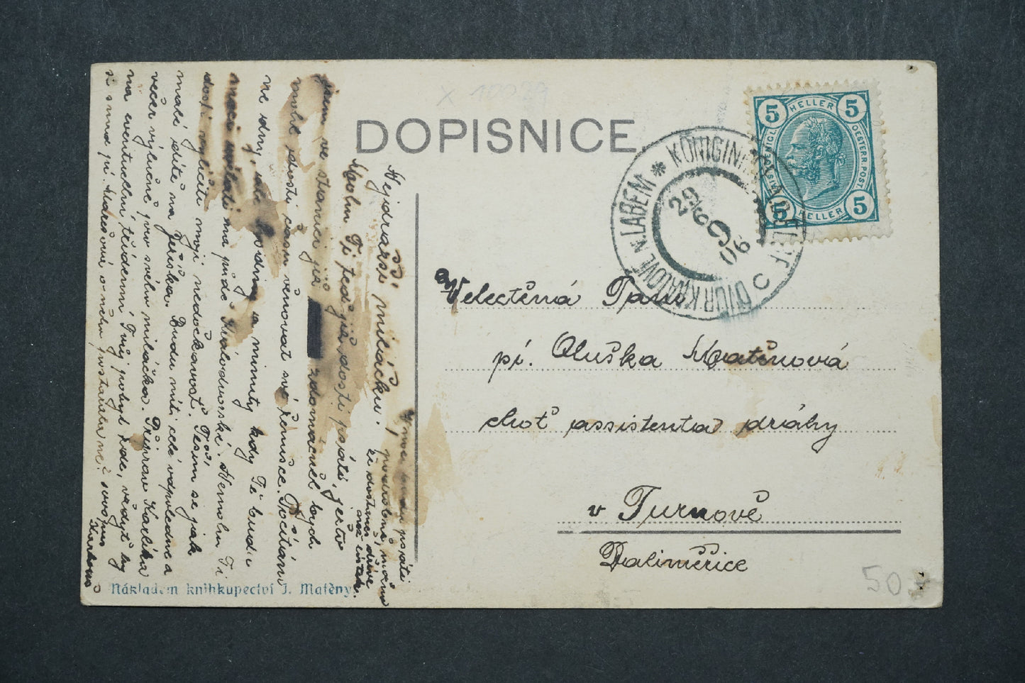 Pohlednice Dvůr Králové n. Lab. x10029