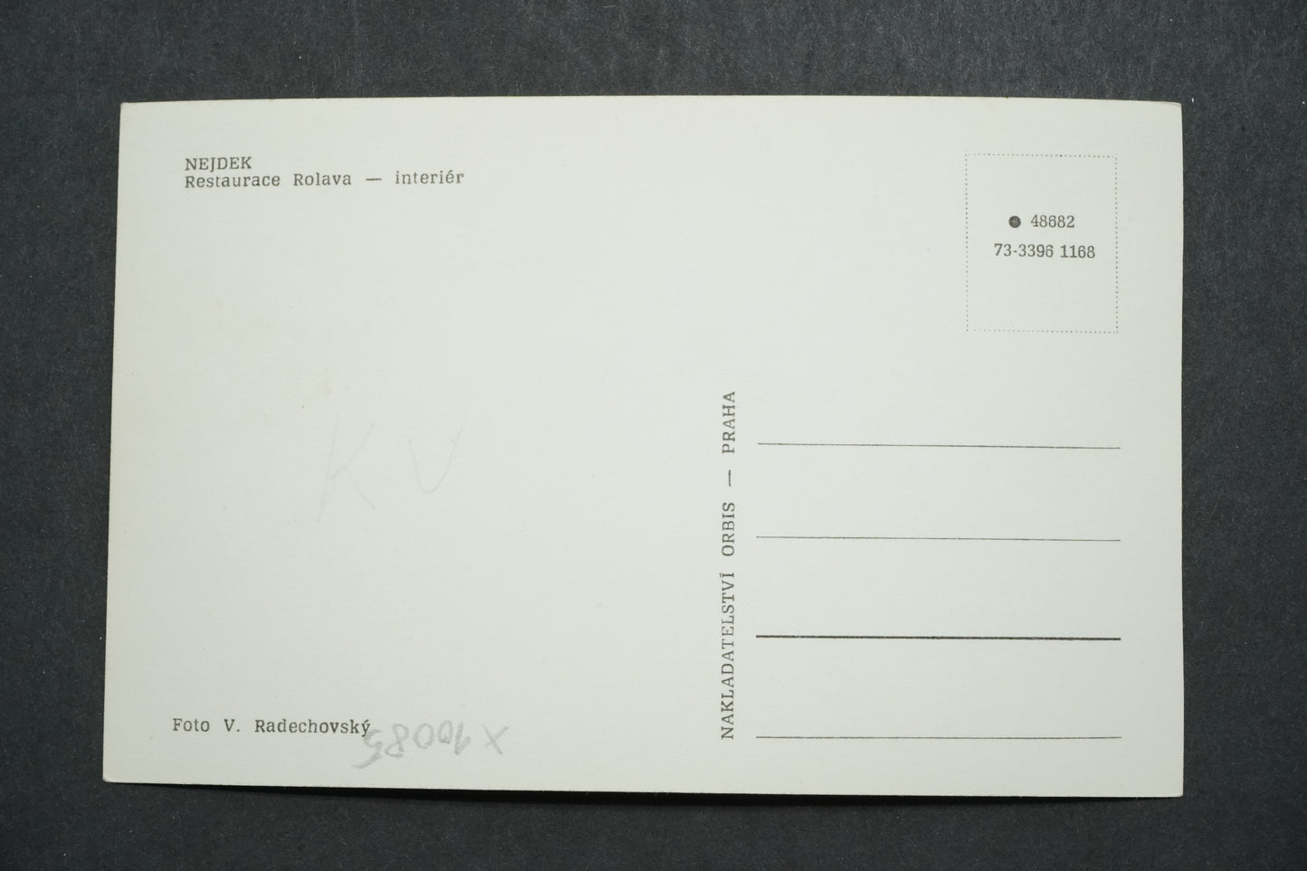 Pohlednice Nedejek Restaurace Rolava x10085