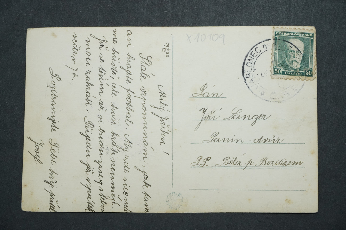 Postcard Krkonoše, high above Jiz x10109