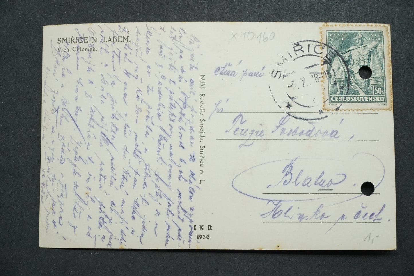 Postcard Smiřice n. Labem x10160
