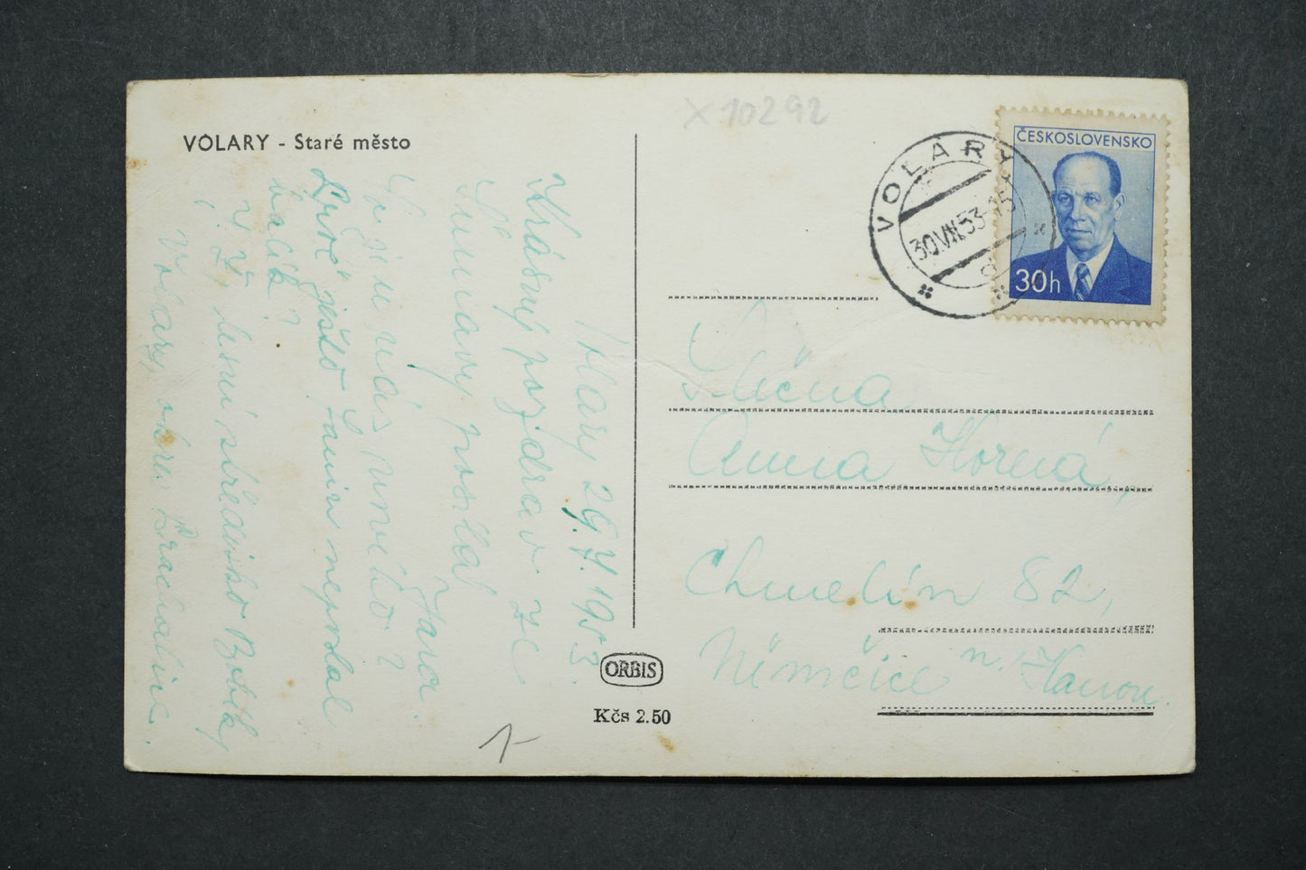 Pohlednice Volary - Staré město x10292