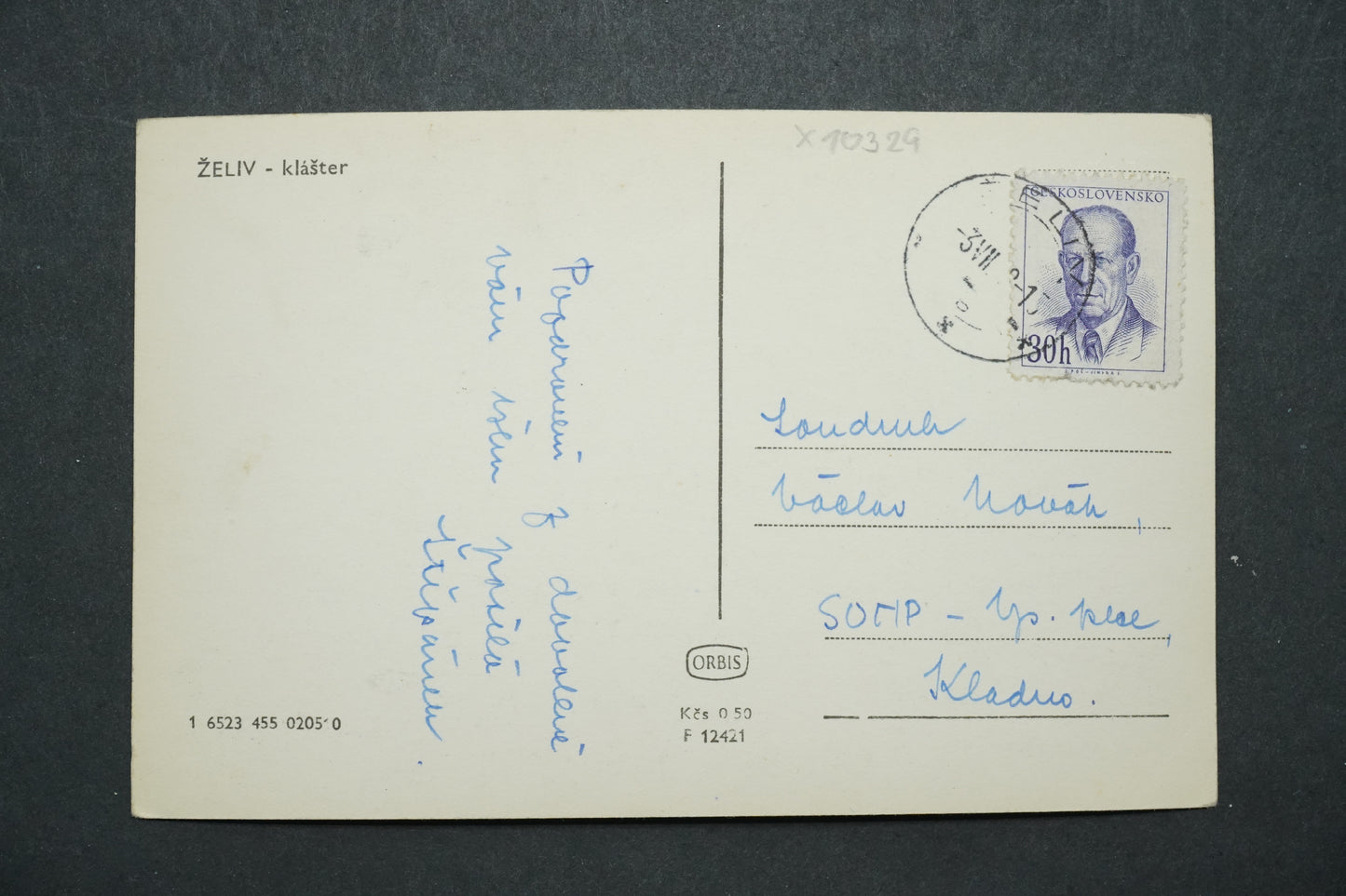 Pohlednice Želiv - klášter x10329