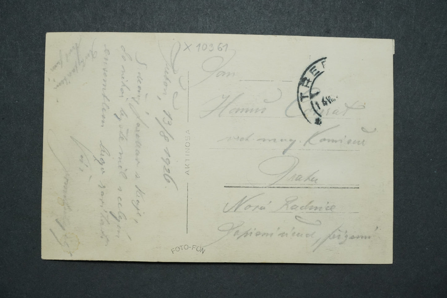 Postcard Trebon x10361