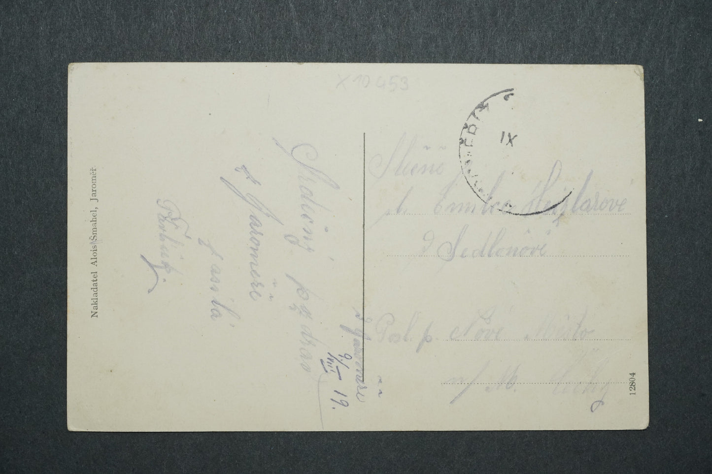 Pohlednice Jaroměř - Partie z parku x10453