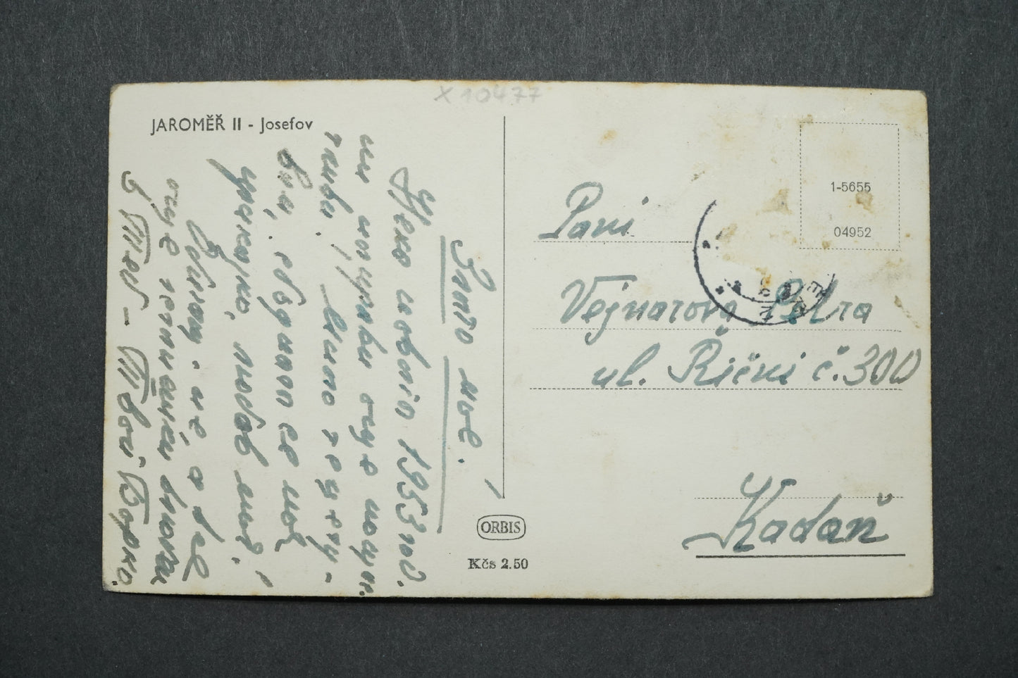 Postcard Jaroměř II - Josefov x10477