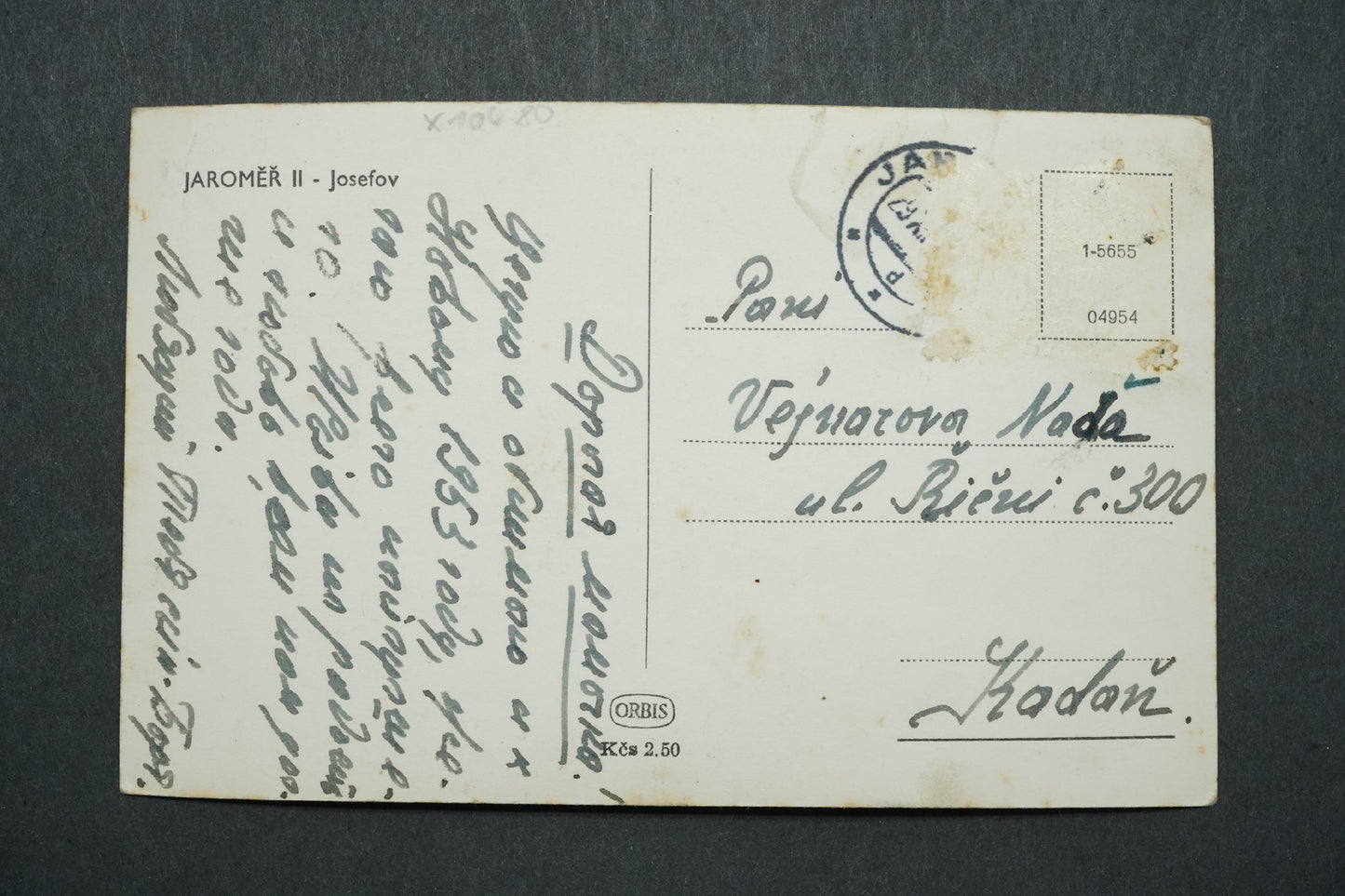Postcard Jaroměř II - Josefov x10480
