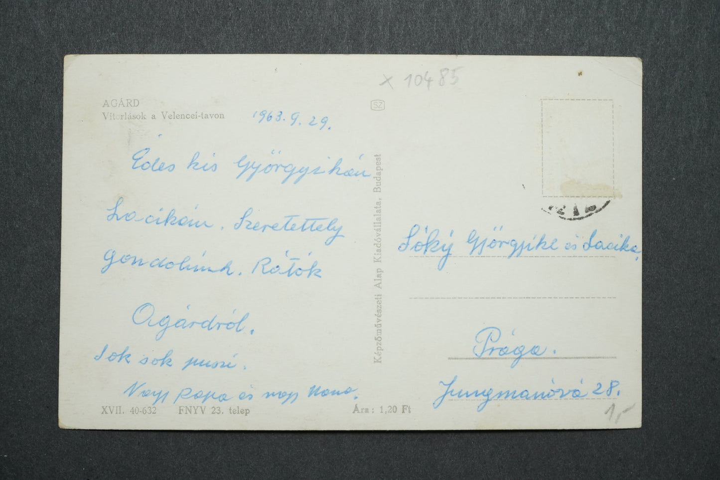 Postcard Agard x10485