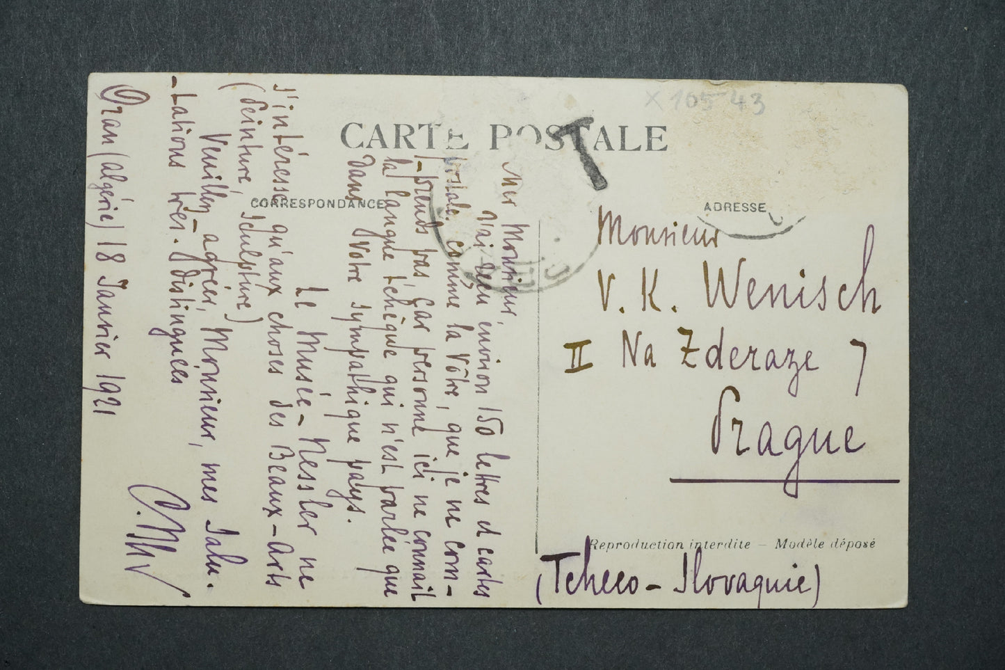 Pohlednice Musée Nesslev Oran - Due extérieure, prise du tribun x10543
