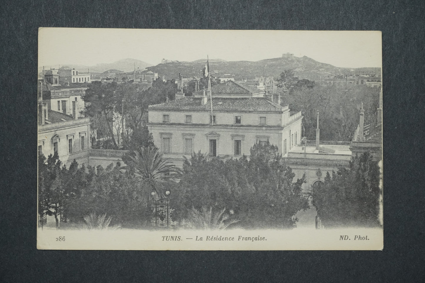 Pohlednice Tunis - La Résidence Francaise x10564