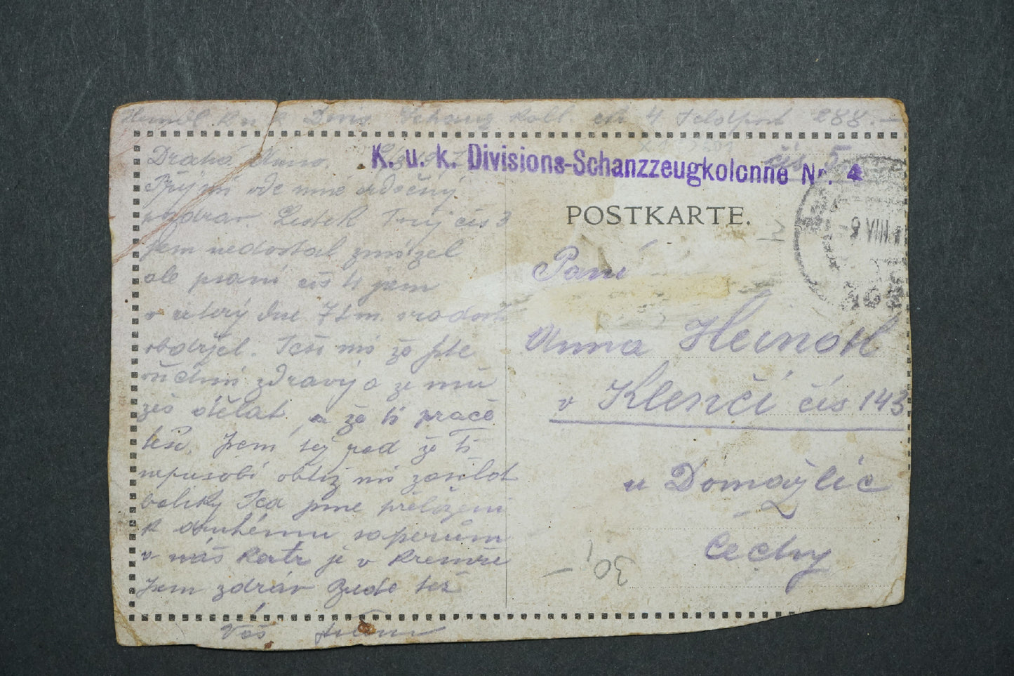 Pohlednice K.u.K. Sappeur-Baon no.2 x10601