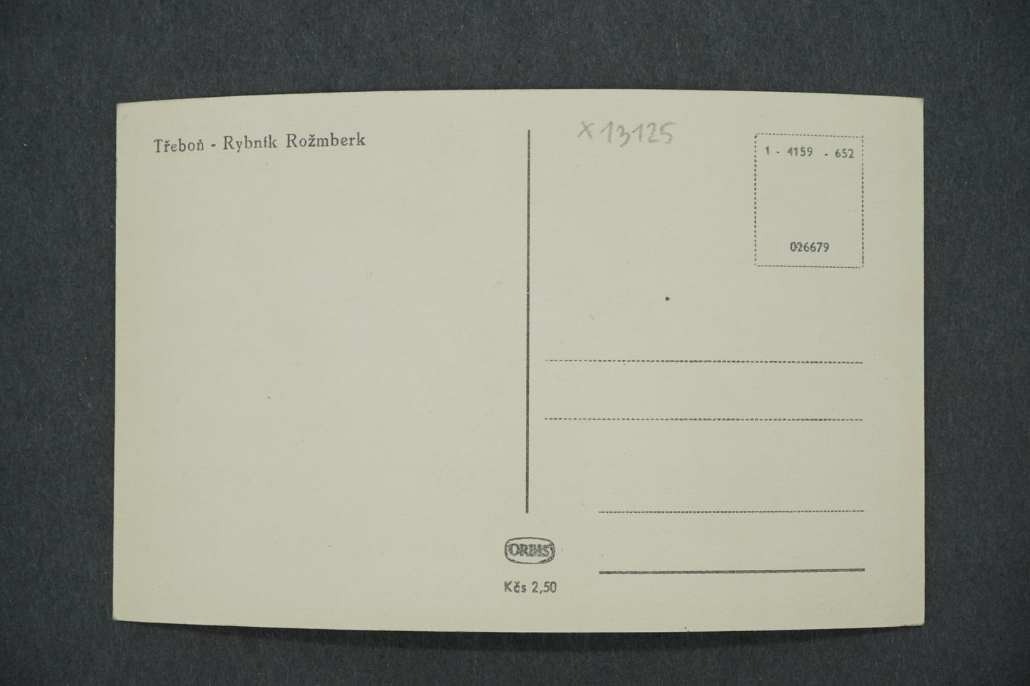 Postcard TŘEBOŇ - ROŽMBERK POND (x13125)