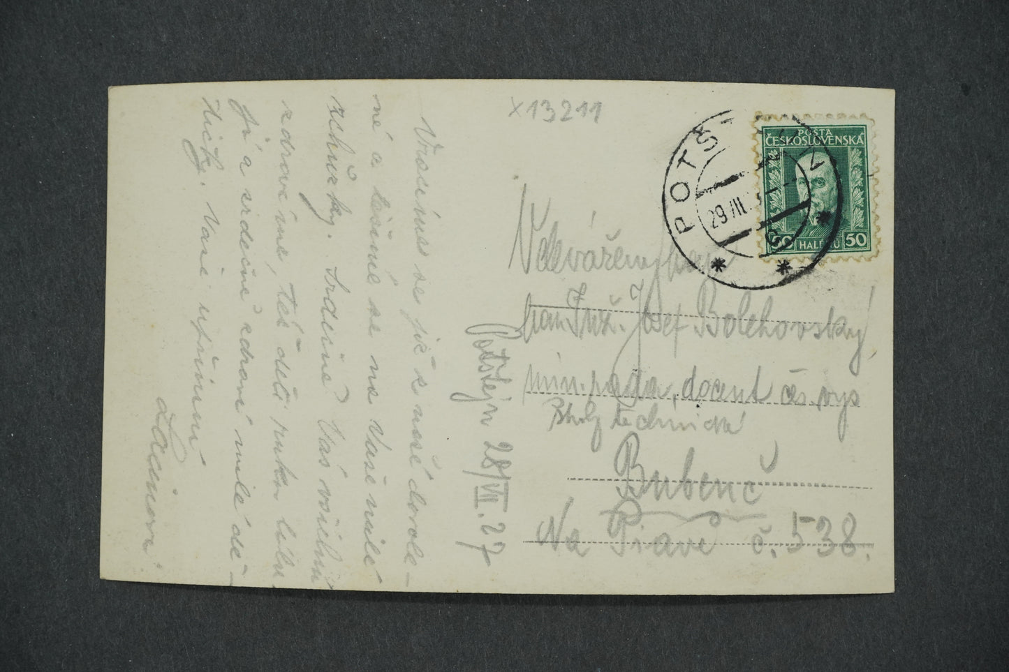 Postcard POTŠTEJN (x13211)