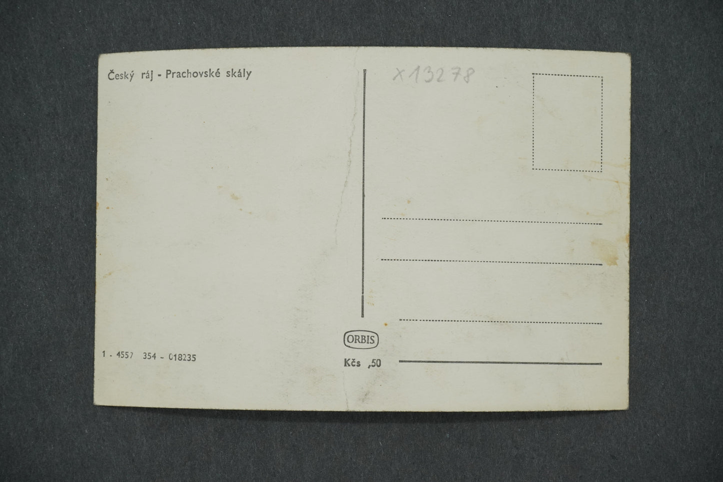 Postcard PRACHOVSKÉ SKÁLY (x13278)