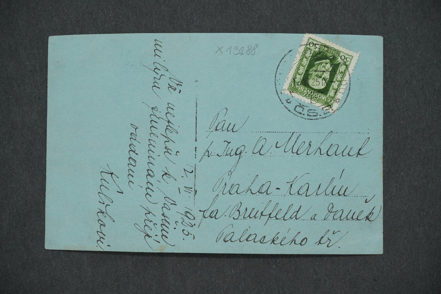 Postcard BOHEMIAN LANDSCAPE FOREST (x13288)