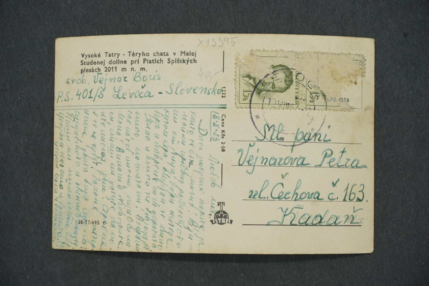 Pohlednice VYSOKÉ TATRY (x13395)