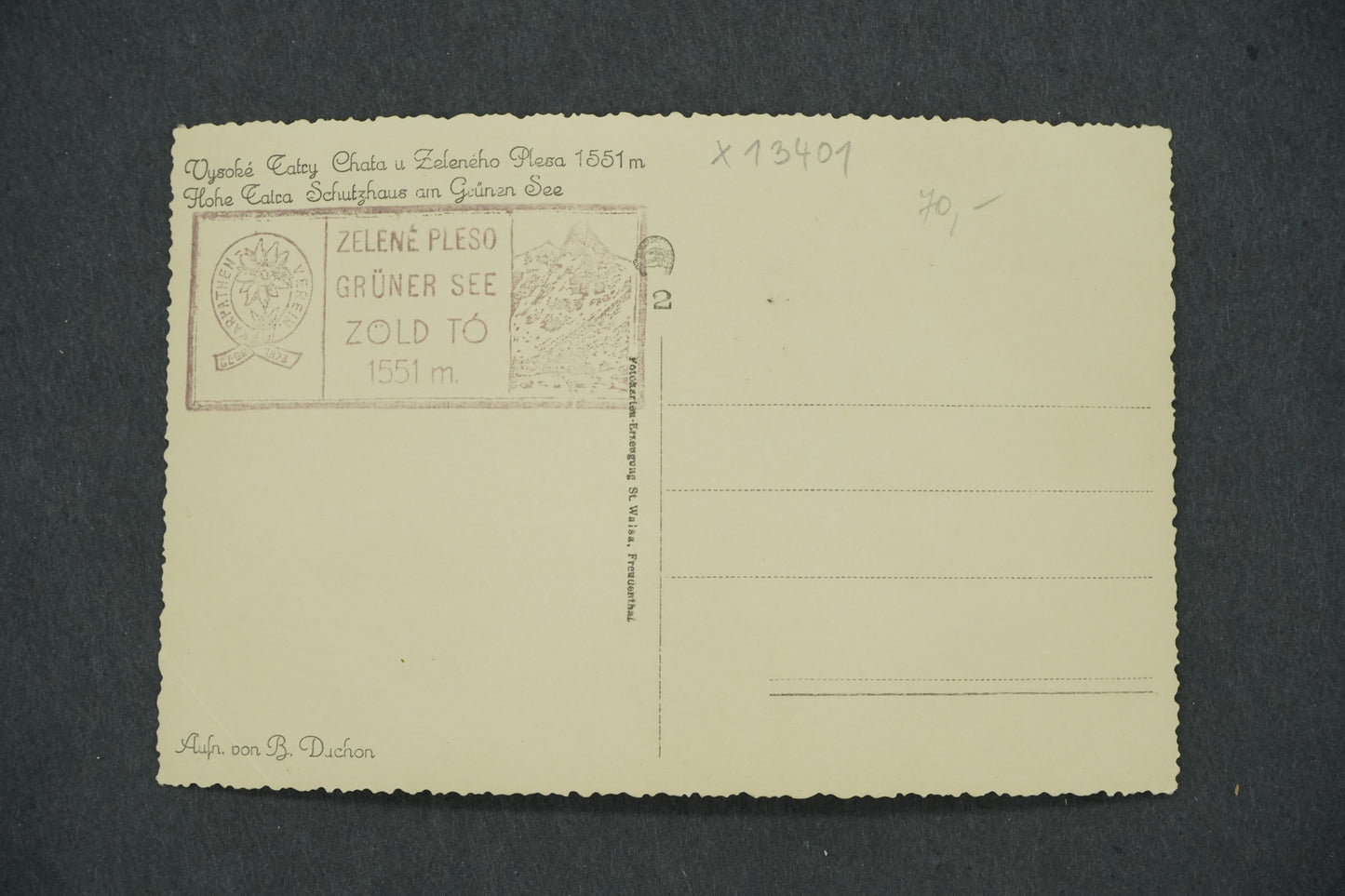 Pohlednice VYSOKÉ TATRY (x13401)