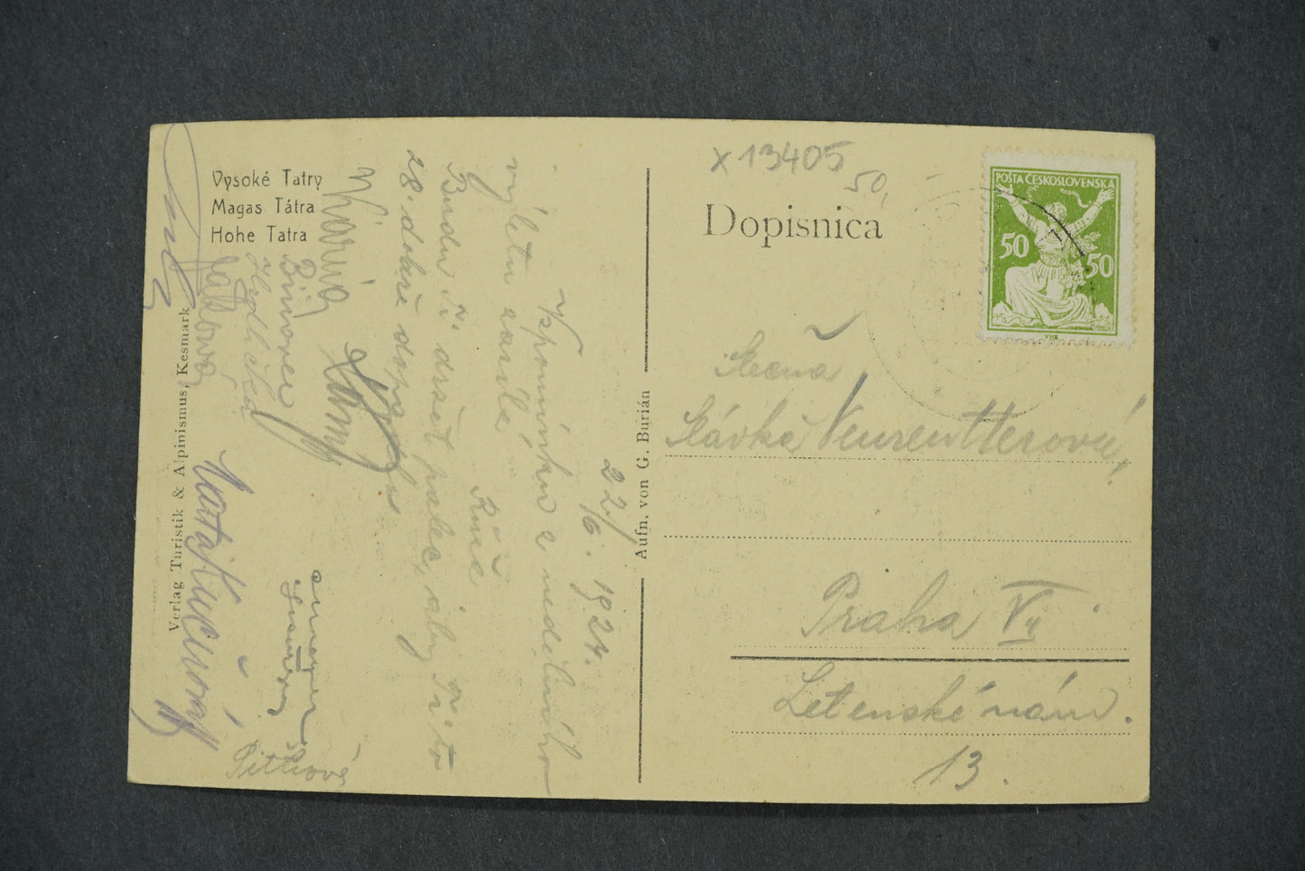 Pohlednice VYSOKÉ TATRY (x13405)