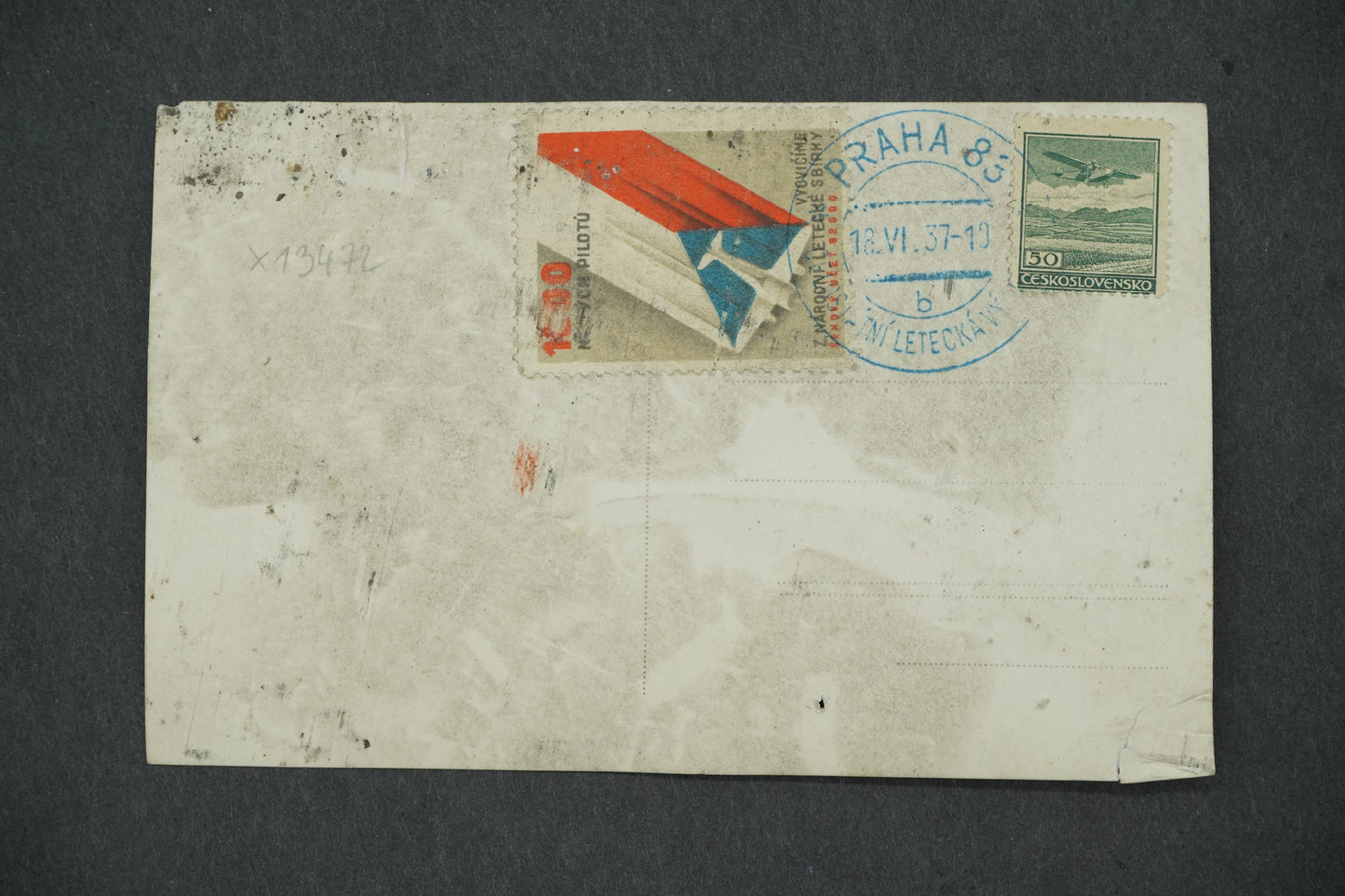 Postcard NATIONAL EXHIBITION IN PRAGUE 1937 (x13472)