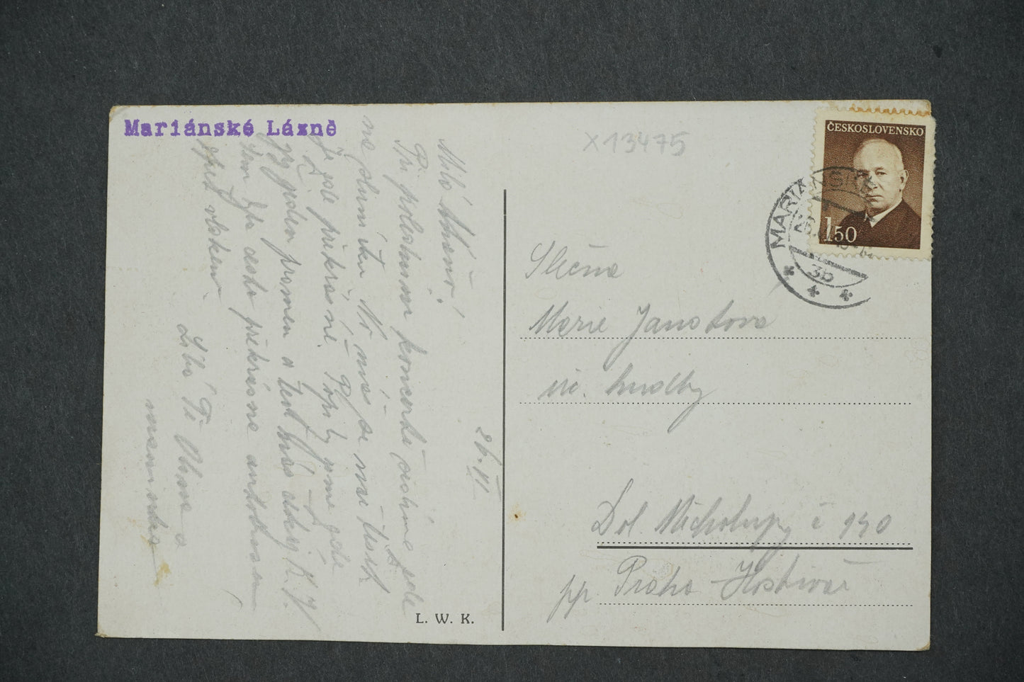 Pohlednice MARIÁNSKÉ LÁZNĚ (x13475)