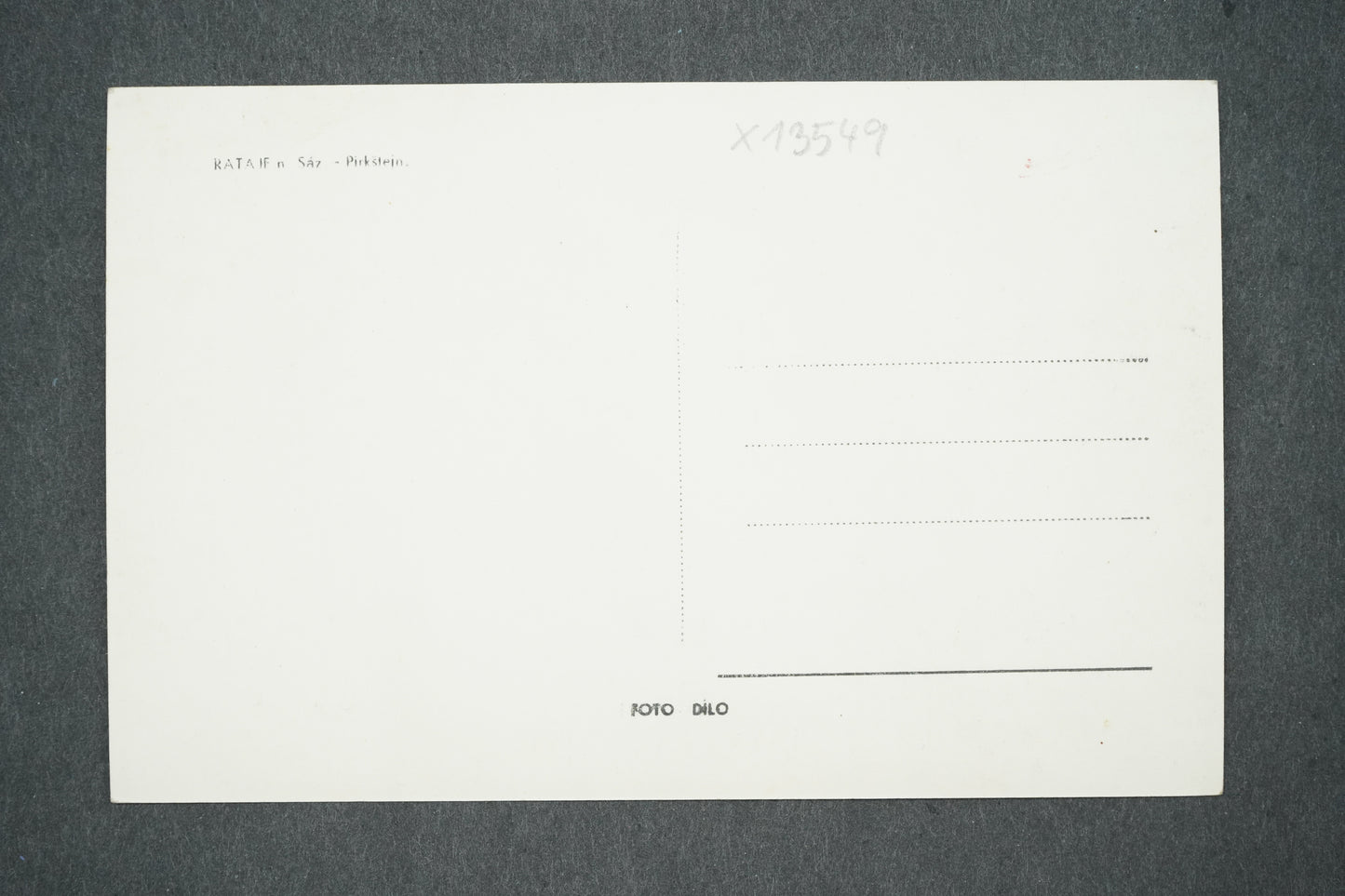 Postcard PRKŠTEJN (x13549)