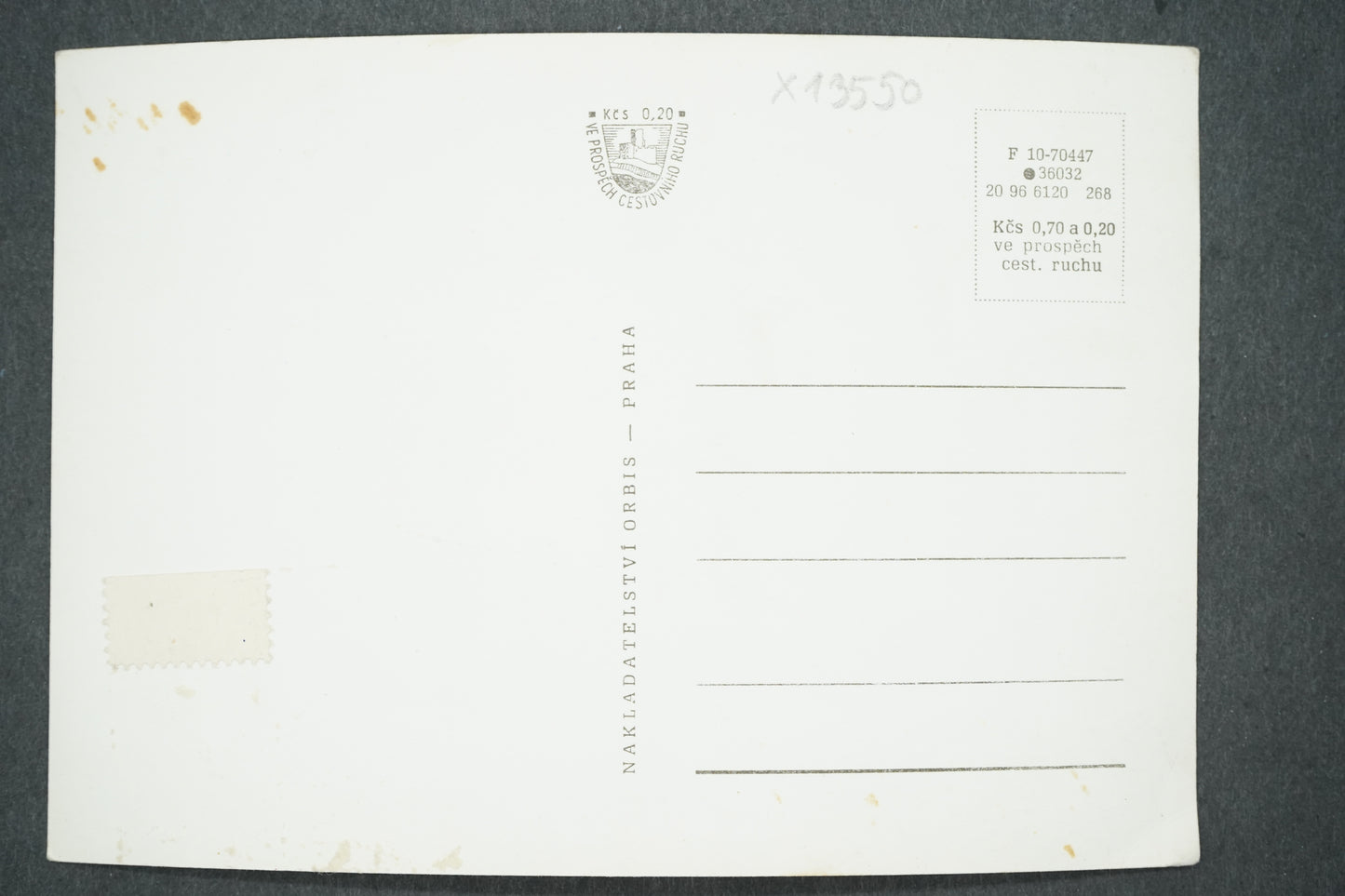 Postcard ČESKÝ KRUMLOUV (x13550)