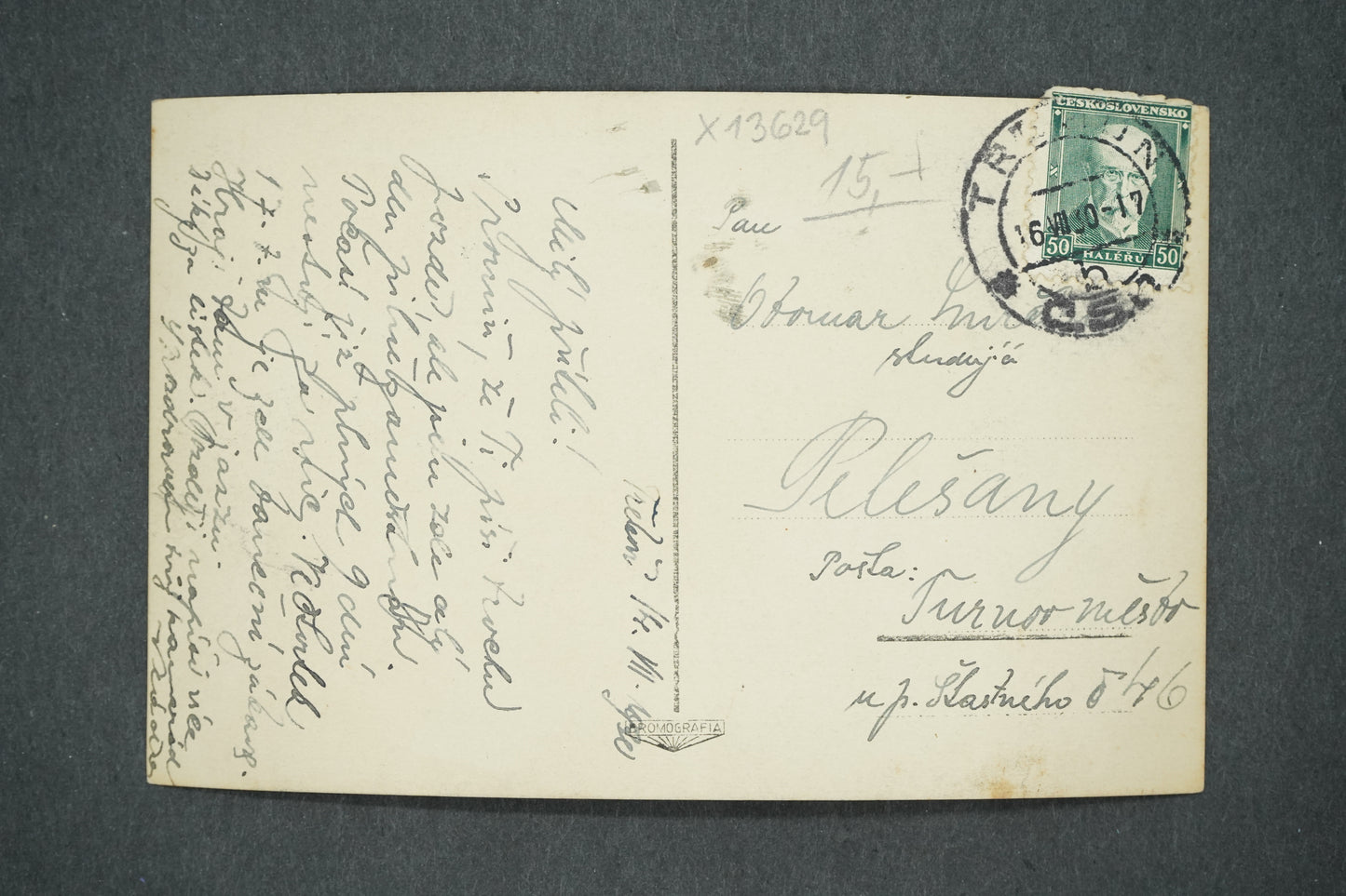 Pohlednice TŘEBOŇ - OPATOVICKÝ RYBNÍK (x13629)