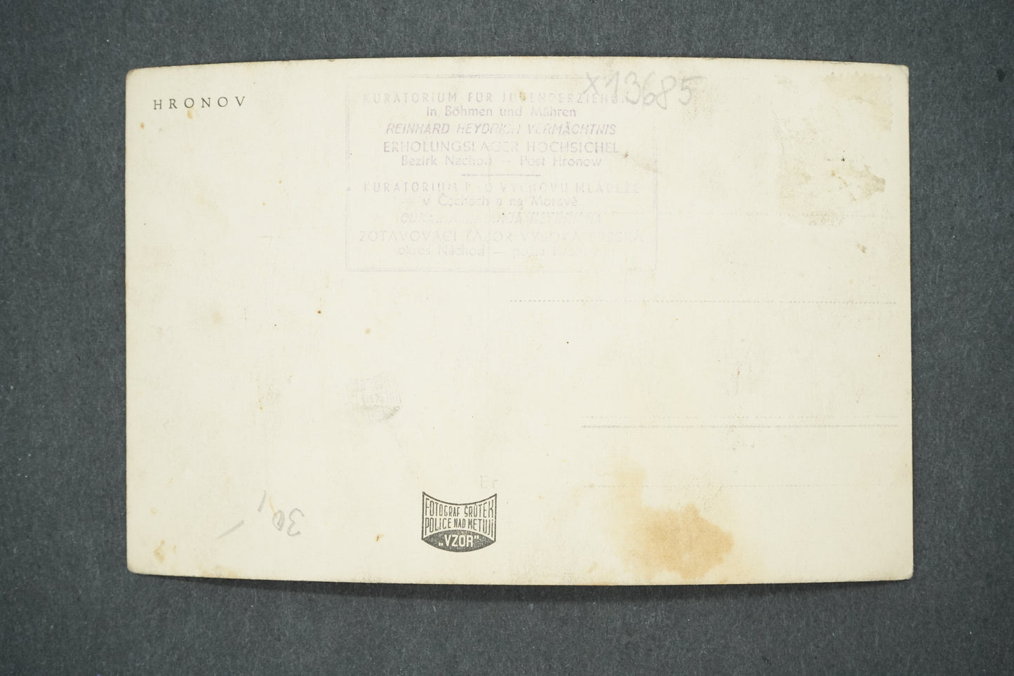 Pohlednice HRONOV (x13685)